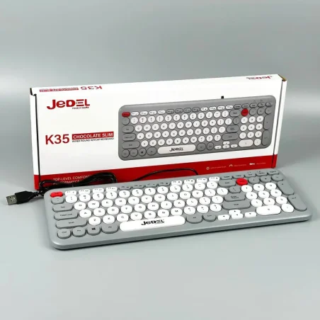 Clavier USB JEDEL K35 CHOKOLATE SLIM - photo 14