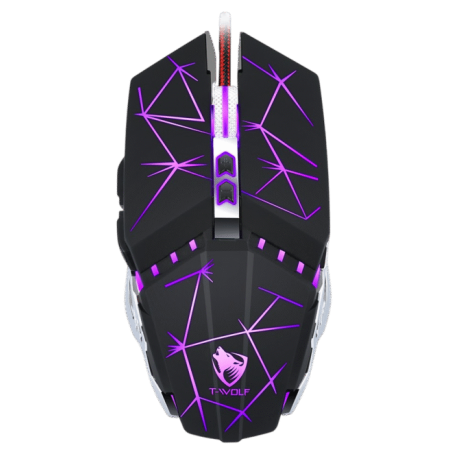 Souris Gamer Filaire T-WOLF V7 -STAR BLACK - photo 4