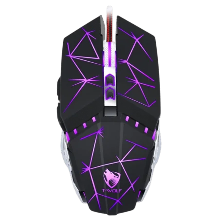 Souris Gamer Filaire T-WOLF V7 -STAR BLACK - photo 4