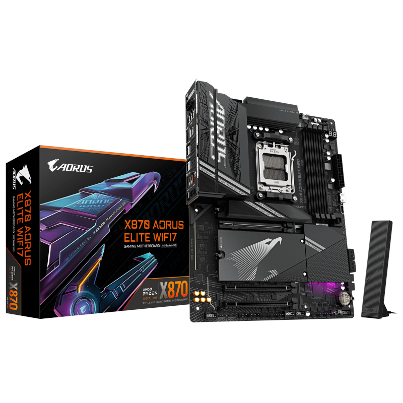 Carte Mère Gigabyte X870 AORUS ELITE WIFI 7 / AM5 / ATX / DDR5 - Gigabyte - photo 1