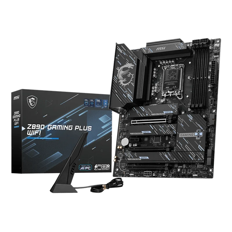 Carte Mère MSI Z890 GAMING PLUS WIFI / ATX / LGA 1851 / DDR5