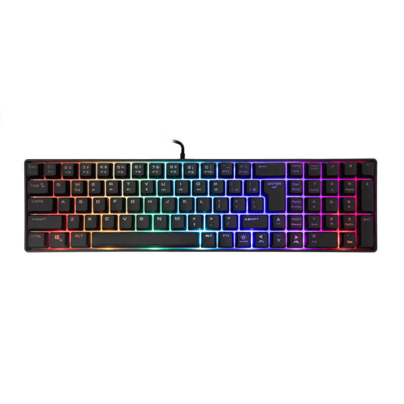 Clavier Gaming Filaire WhiteShark GLADIUS / Noir - photo 1