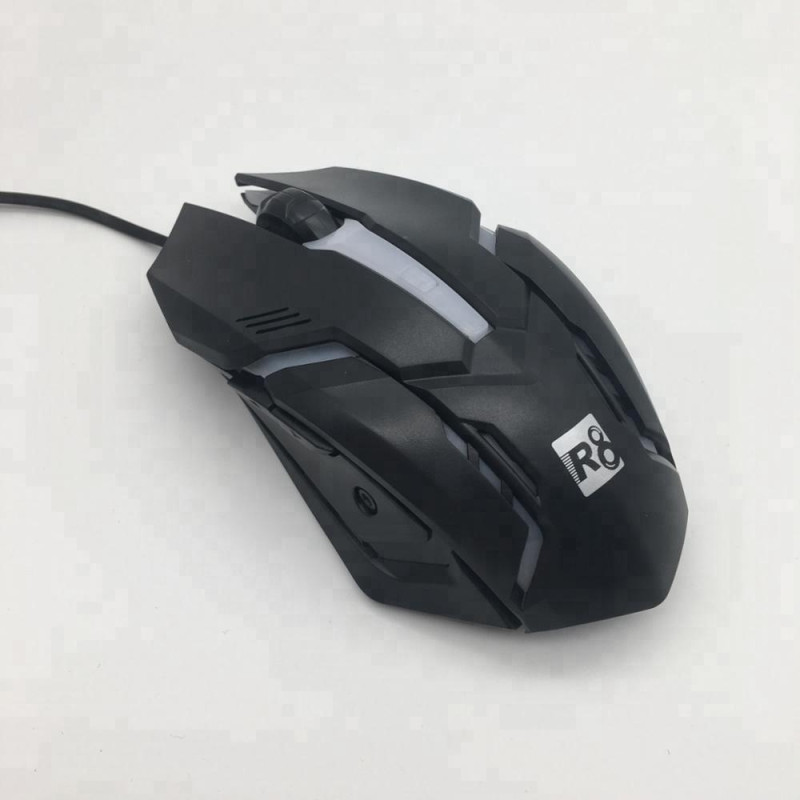 SOURIS 6D Gaming -RGB LED Light - R8 - 1632 - 3 600 DPI - BLACK - photo 1
