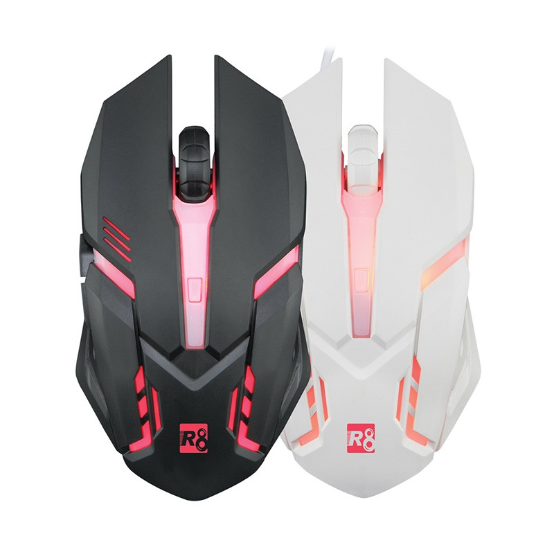 SOURIS 6D Gaming -RGB LED Light - R8 - 1632 - 3 600 DPI - BLACK - photo 2
