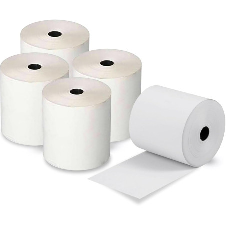 5x ROULEAU PAPIER THERMIQUE 80MM*60MM - photo 6