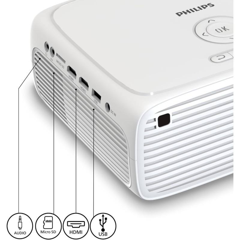 Vidéoprojecteur Philips NeoPix 200 / Blanc - Philips - photo 3