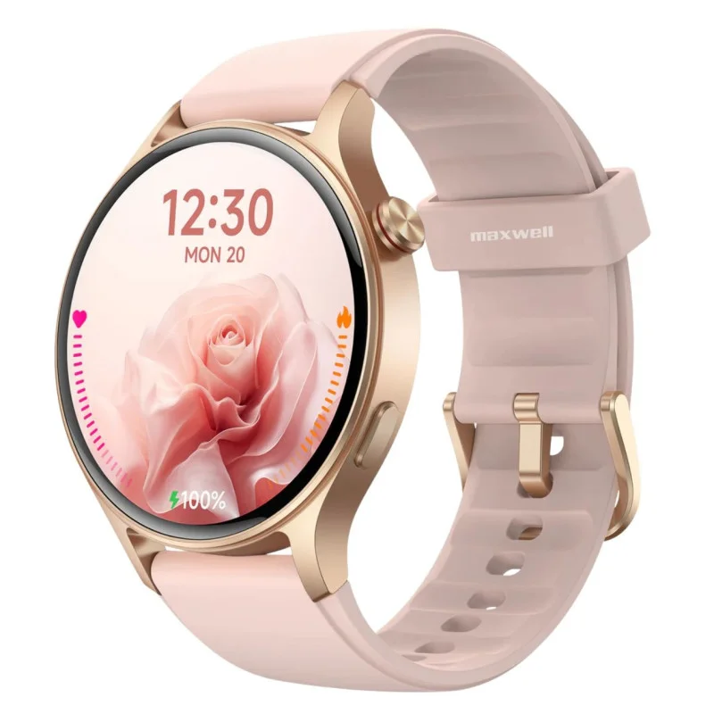 Smartwatch Maxwell AMOLED AR01 (double ceinture) / Rose - photo 1