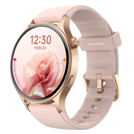 Smartwatch Maxwell AMOLED AR01 (double ceinture) / Rose - photo 5