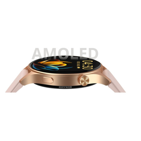 Smartwatch Maxwell AMOLED AR01 (double ceinture) / Rose - photo 8