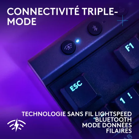Clavier Gamer Sans Fil LOGITECH G515 LIGHTSPEED TKL / Noir - Logitech - photo 11
