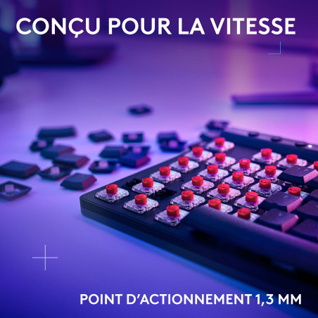 Clavier Gamer Sans Fil LOGITECH G515 LIGHTSPEED TKL / Noir - Logitech - photo 9