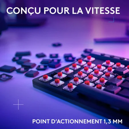 Clavier Gamer Sans Fil LOGITECH G515 LIGHTSPEED TKL / Noir - Logitech - photo 9