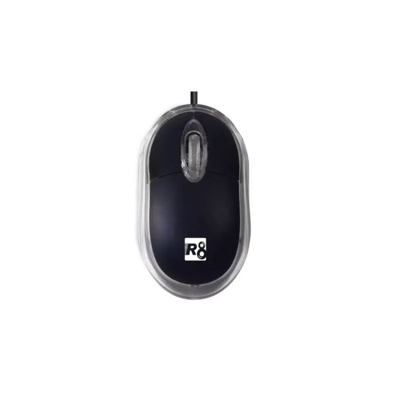 SOURIS SIMPLE NOIR Transparent R8