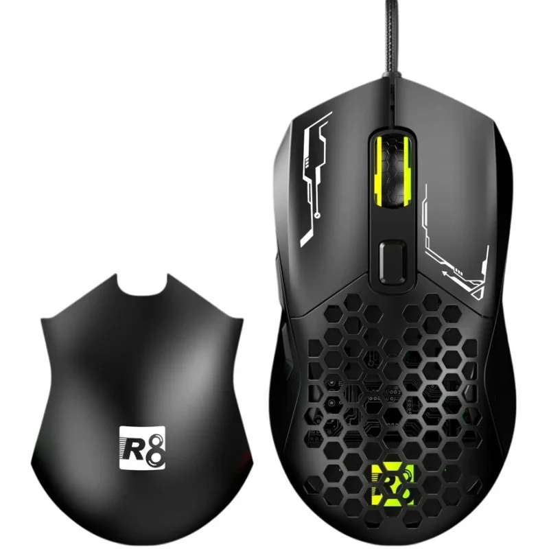 SOURIS 6D Gaming -RGB LED Light - R8 - 1635 - jusqu'à 12 000  DPI - BLACK