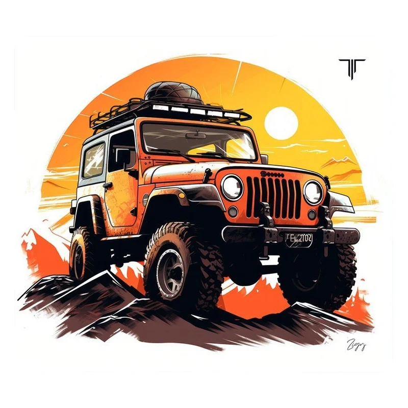 Tapis de souris Gamer TITAN L015 JEEP / L - photo 2