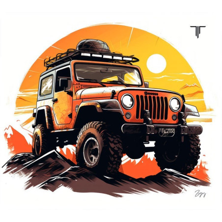 Tapis de souris Gamer TITAN L015 JEEP / L - photo 3