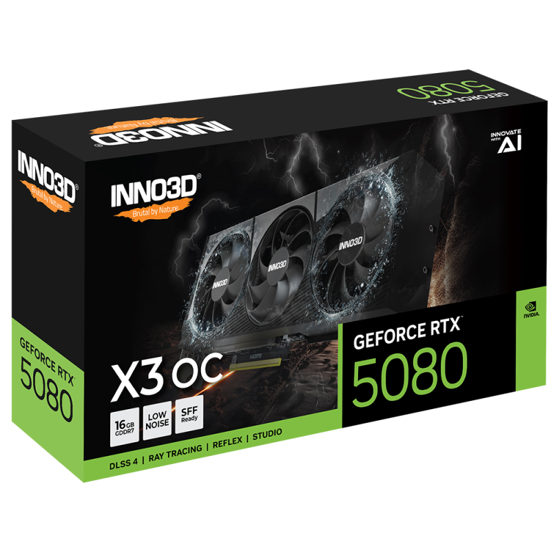 Carte graphique INNO3D GeForce RTX 5080 X3 OC / 16 Go GDDR7 - photo 3