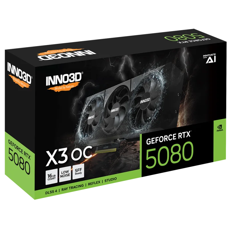 Carte graphique INNO3D GeForce RTX 5080 X3 OC / 16 Go GDDR7 - photo 3