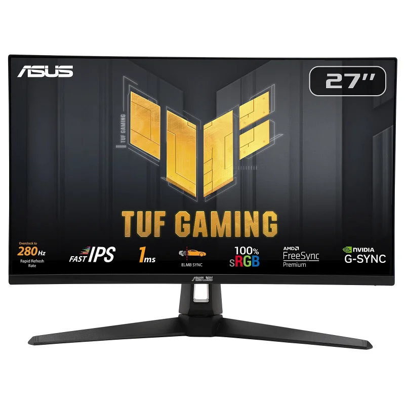 ECRAN TUF GAMING ASUS VG279QM1A 27" FHD 280Hz FAST IPS HDMI / DP / USB / HAUT PARLEUR - Asus - photo 1