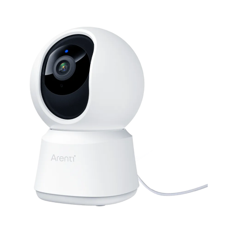 Caméra De Surveillance Interne Arenti P2F 5MP UHD / WiFi / Panoramique / Inclinaison / Blanc - photo 4