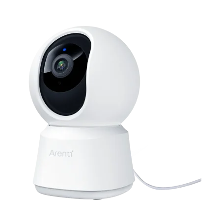 Caméra De Surveillance Interne Arenti P2F 5MP UHD / WiFi / Panoramique / Inclinaison / Blanc - photo 4