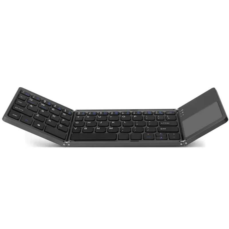 Clavier XTREMEMAC XWH-FLK-13 Pliable avec pavé tactile / Bluetooth / Gris sidéral - photo 2