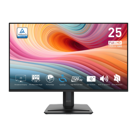 Écran MSI PRO MP251E2 24.5" Full HD IPS / 120 Hz / Avec Haut-parleurs / Noir - MSI - photo 6