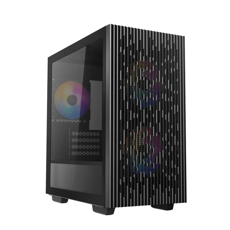 Boîtier Gaming Moyen Tour DeepCool MATREXX 40 3FS / Micro-ATX / RGB / Noir - photo 3