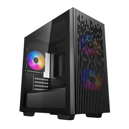 Boîtier Gaming Moyen Tour DeepCool MATREXX 40 3FS / Micro-ATX / RGB / Noir - photo 6