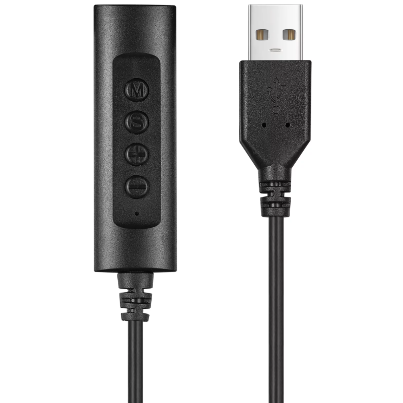 CASQUE FILAIRE SANDBERG PRO OFFICE JACK + USB - NOIR - photo 2
