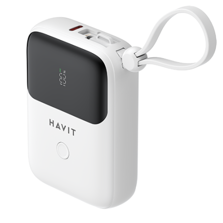 POWER BANK HAVIT PB5215 10000MAH PD20W BLANC - photo 6