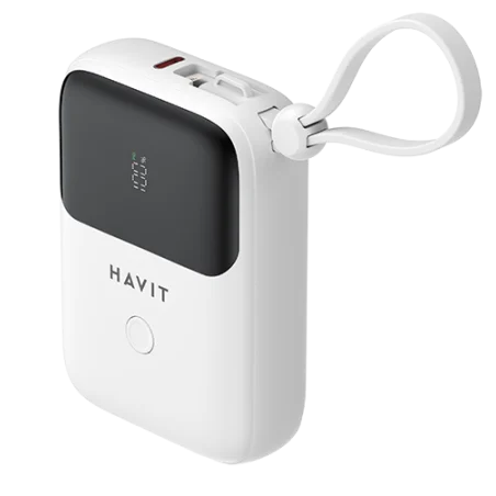 POWER BANK HAVIT PB5215 10000MAH PD20W BLANC - photo 6