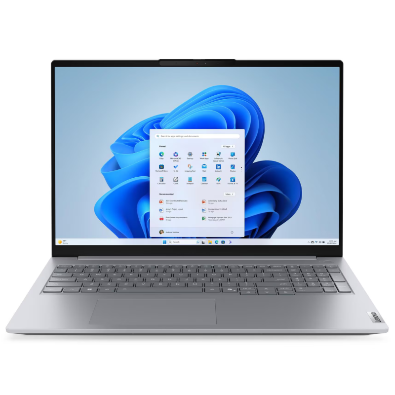 Pc Portable Lenovo ThinkBook 16 G8 IAL / Ultra 7 255H / 16 Go DDR5 / 512 Go SSD / Gris Avec Sacoche