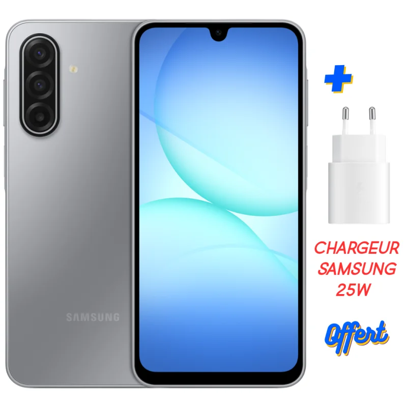 Smartphone Samsung Galaxy A17 5G / 16Go / 256 Go / Gris