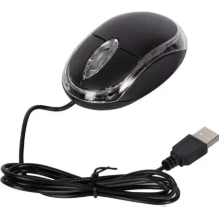 SOURIS SIMPLE NOIR TRANSAPRENT SJ-100 - photo 4