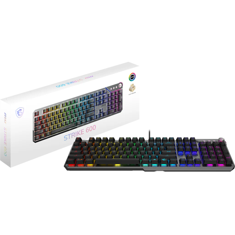 Clavier Mécanique MSI STRIKE 600 SILENT FR - MSI - photo 1