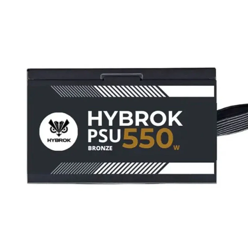 Boîte d'alimentation HYBROK PSU550WB / 550 Watts / 80 PLUS BRONZE
