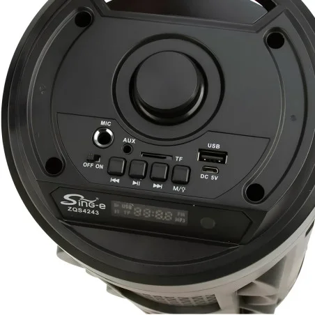Haut-parleur DJ sans fil Bluetooth ZQS 4243 / 16W / Noir - photo 8