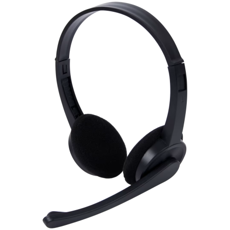 Casque de bureau Sologic avec microphone / JACK 3.5MM / Noir - photo 5