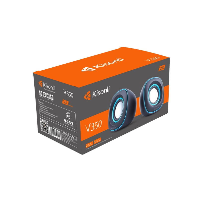 HAUT PARLEUR KISONLI V350 2.0 / BLEU - photo 5