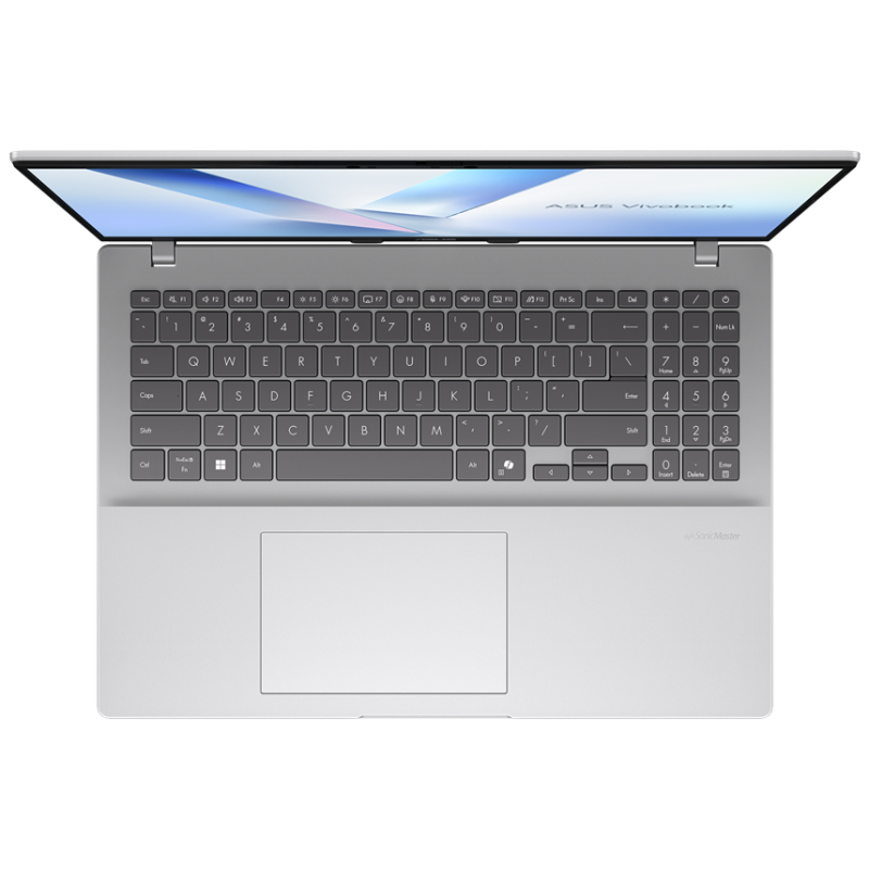 Pc Portable ASUS Vivobook 16 X1607QA / Snapdragon X X1 26 100 / 32 Go / 512 Go SSD / Silver