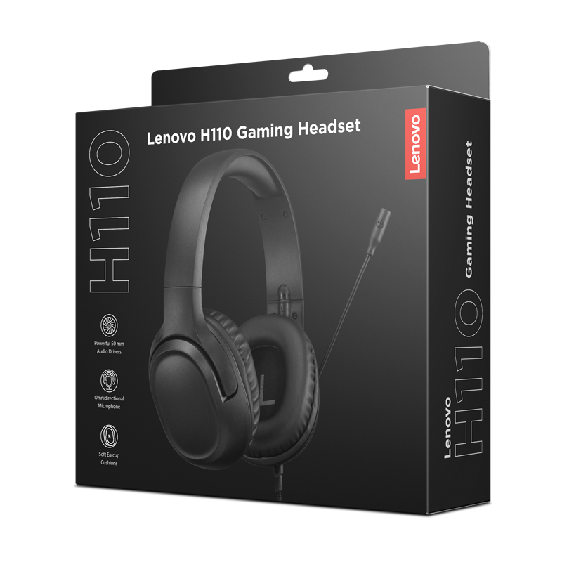 Casque Gamer Filaire Lenovo H110 / Noir - Lenovo - photo 8