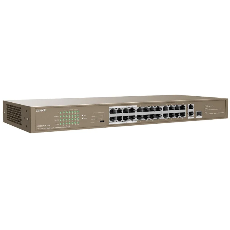 SWITCH 26 ports 24 ports PoE à 250W + 2 GIGABYTE / 1 SFP - Gigabyte - photo 4