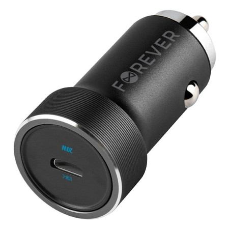 Chargeur de voiture Forever CC-06 PD QC 1x USB-C 20W / Noir - photo 6