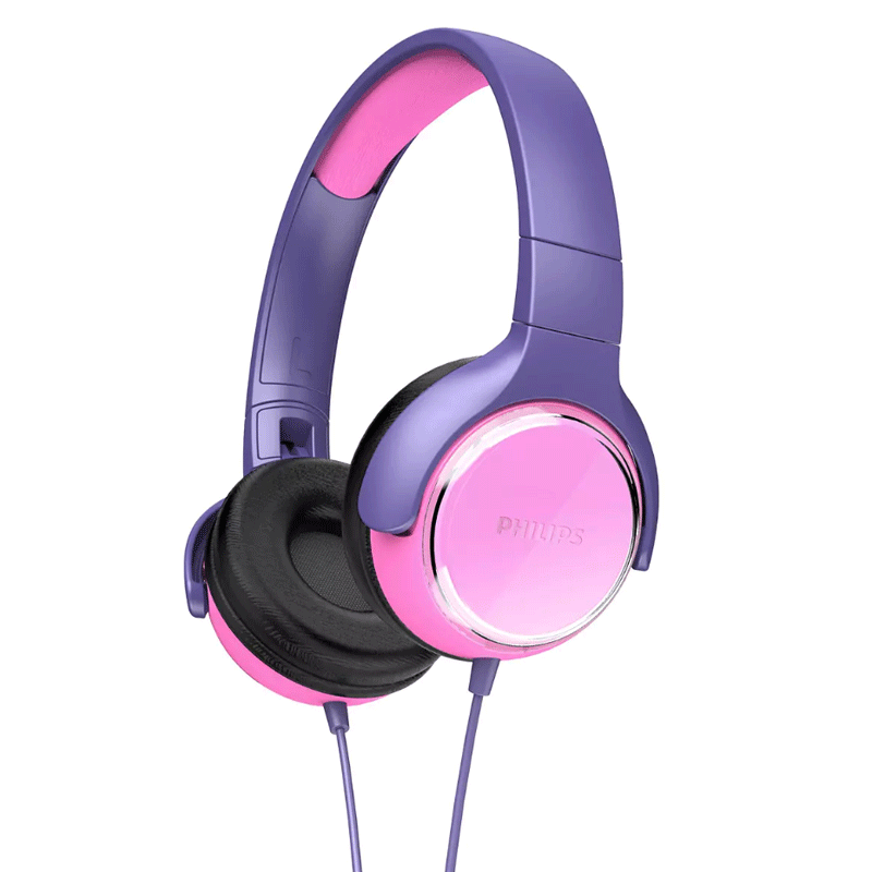 Casque Filaire Avec micro PHILIPS TAKH301PK-00 / Rose & Violet - Philips - photo 1