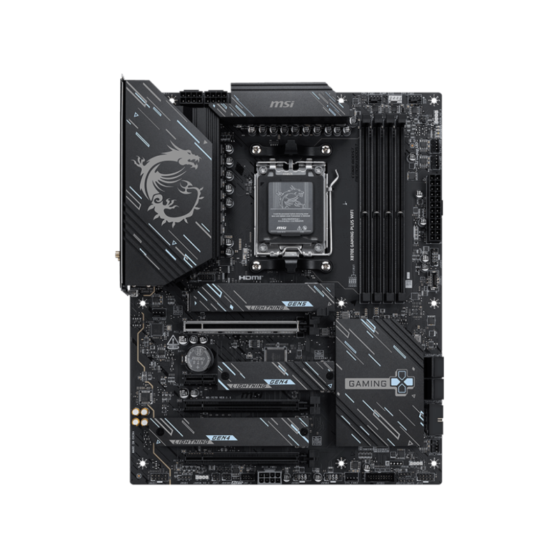 Carte mère MSI X870E GAMING PLUS WIFI / ATX / AM5 / DDR5 - MSI - photo 2