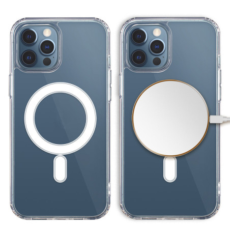 Coque antichoc Mag 1,5 mm pour iPhone 15 6,1" transparente grand trou - photo 15