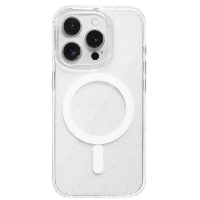 Coque Shine Magsafe pour iPhone 15 Pro 6,1" transparente