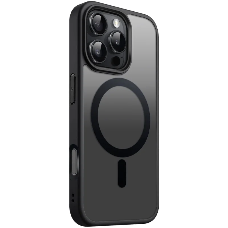 Étui iPhone 16 Pro en satin mat Magsafe / Noir