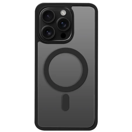 Étui iPhone 16 Pro en satin mat Magsafe / Noir - photo 6